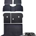 Floor Mat fit for Kia Sportage Accessories(Not Hybrid) 2023-2025 2026 TPE Cargo Liner All Weather Back Seat Cover(Trunk Mat+Backrest Mat+Floor Mat)