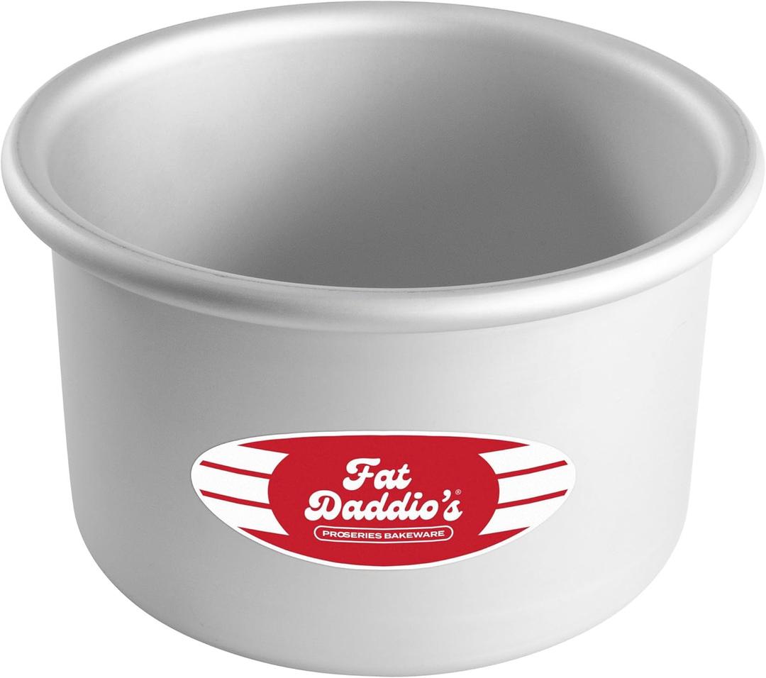 Fat Daddio's Anodized Aluminum Round Cake Pan, 6 x 4 Inch