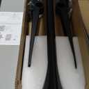 Easel TV Stand with Tripod Base for 45-65 inch Flat Screen up to 77lbs, Height Adjustable TV Stand Tripod for Living Room w/Cable Ties, 180Swivel, Black