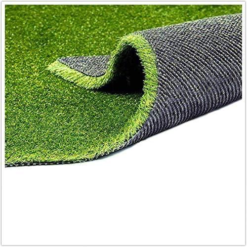 Artificial Grass Turf 7FTX15FT(105 Square FT),0.8" Pile Height Realistic Synthetic Grass, Drainage Holes Indoor Outdoor Faux Grass Astro Rug Carpet for Pet Dog Garden Backyard Balcony