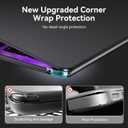 EooCoo Compatible with MacBook Air 15 inch Case M5 2026 2025 2024 2023 M4 M3 M2 Model A3448 A3241 A3114 A2941, Frosted Plastic Hard Shell Cover, Matte Finish Texture, Matte Black