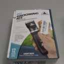 Pet Union Professional Dog Grooming Kit - Cordless Low Noise Dog Clippers for Grooming Thick Coats - All Pet Safe Cat Hair Trimmer - Pet Grooming Kit Includes Dog Hair Clippers, Nail Trimmer & Shears (Black)