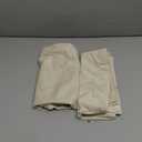 DEZENE Throw Pillow Covers 18x18 Cream: Pack of 2 Cozy Soft Velvet Square Modern Luxury Decorative Throw Pillow Cases for Sofa Couch Living Room Bed Home Decor