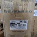 Rinnai EX22DTWN Direct Vent Wall Furnace 21,500 BTU Natural Gas Heater and 
Rinnai FOT151 4.5 to 9.5-Inch Standard Vent Kit with Two 90-Degree Elbows