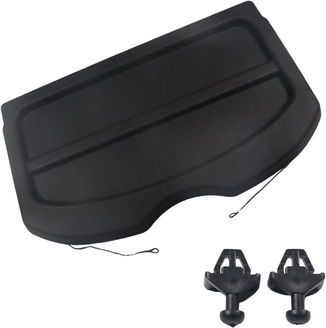 Cargo Cover for Nissan Kicks 2018 2019 2020 2021 2022 2023 2024 Accessories Rear Black Trunk Shade Luggage Security Cover With 2 Pieces Hook Clips