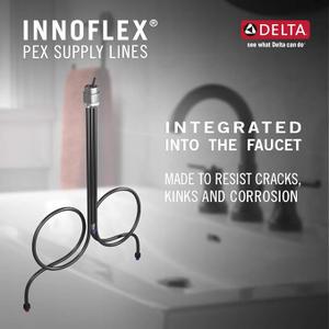 Delta Faucet 799-SS-PR-DST Pivotal Single Hole, Lumicoat Stainless