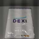 DEXI Bathroom Rug 24x16, Non Slip Washable Bath Mat for Shower Floor, Absorbent Soft Bathmat with Rubber Backing, Quick Dry Microfiber Carpet, White