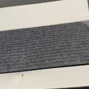 Extra Wide Non Slip Stair Treads for Wooden Steps 9" x36'' 15 Pack Extra Wide Carpet Runners with Reusable Adhesive, Step Pads for Dogs, Kids, Seniors, Machine Washable Dark Grey
