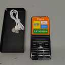 2G Unlocked Senior Cellphone, Flip Phone with 4 SIM Cards Standby, One Key Quick Dial Big Big Digits Sound Phone for Elderly (Black)