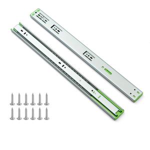 6 Pairs 20 Inch Soft Close Drawer Slides, Heavy Duty Full Extension Ball Bearing Self Closing Drawer Slides Side Mount for Kitchen Cabinet, RV, Tool Box, 150 LB Capacity