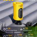 Portable Air Pump for Inflatables, 4000mAh Ultra Fast Air Mattress Pump with Advanced Heat Dissipation, 3 Nozzles Electric Air Pump Inflate Deflate for Sleeping Pads, Pool Floats