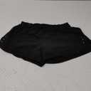 Ksmien Women's 2 in 1 Running Shorts - Lightweight Athletic Workout Gym Yoga Shorts Liner with Phone Pockets (Large, Black)