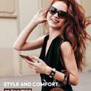 MoKo 2Pack Watch Band Compatible with Apple Watch Ultra/Ultra2 49mm/Series 10/9/8/7/6/5/4/3/2/1/SE 38/40/41/42/44/45/46mm,Slim Leopard Engraved Silicone Strap Adjustable Wristband