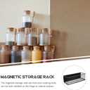 Cabilock Magnetic Spice Holder for Refrigerator Door 9.64X3.93X3.14In Kitchen Magnetic Storage Rack with Fridge Organizer for Spices and Seasonings