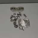 Y2k Accessories Set Included Star Y2k Silver Necklace Grunge Layered Necklace Y2K Sunglasses Star Hair Clip Y2k Silver Hair Clips Vintage Jewelry Set for Women