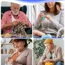 Aeelike Crochet Kit for Beginners Young and Old, First Crochet Kit for Adults Include 23pcs Crochet Hooks, 655 Yards Yarn Set for Crocheting, Instruction, Bag, Crochet Accessories and Supplies, Navy