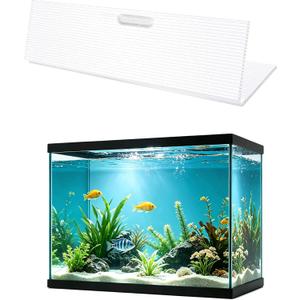 Aquarium Canop Polycarbonate 23.07 x 11.69 x 0.24 for 15/20/29 Gallon Without Center Brace Aquariums Cover Aquarium Lid，Clear