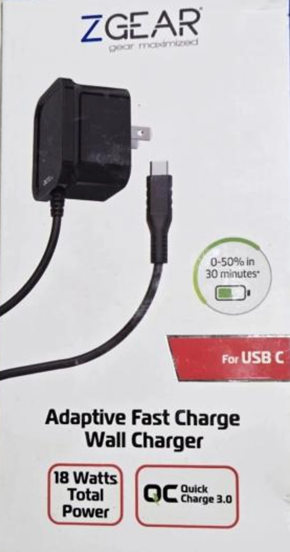 ZGEAR Adaptive Fast Charge Wall Charger