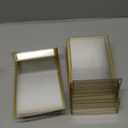 24 Pack 4 x 6 Inch Acrylic Gold Sign Holder Picture Frames Bulk Table Number Holders Plastic Picture Flyer Holder Desktop Table Menu Stands for Wedding Office Store Restaurant Art Photos Display