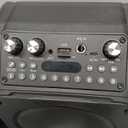 Karaoke Machine, Portable Bluetooth Speaker with 2 Wireless Microphones for Adults & Kids with Lights, Karaoke Microphone with PA System Supports USB/TF/FM/AUX for Home Party Home System Packages (Black)