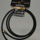 GE RG6 Coaxial Cable, 6 ft. F-Type Connectors, Quad Shielded Coax Cable, 3 GHz Digital, in-Wall Rated, Ideal for TV Antenna, DVR, VCR, Satellite, Cable Box, Home Theater, Black, 33528
