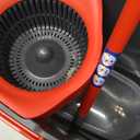O-Cedar EasyWring Microfiber Spin Mop, Bucket Floor Cleaning System, Red, Gray, Standard