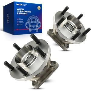 KAX 512449 Rear Wheel Bearing hub Assembly Compatible with Mazda CX-9 2007-2015,2pcs Wheel Bearing 5 Lugs AWD