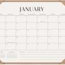Jotsome Desk Calendar 2026 with Desktop Mat, Desk Pad Calendar From Now to December 2026 14x10.5 inch, Desk Blotter Calendar for Home Office and School, Easy Planning, Gift for the Holidays, Apricot