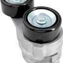 Belt Tensioner Assembly with Pulley, Compatible with 2003-2012 Honda Accord, 2005-2010 Odyssey, 2005-2008 Pilot, 2006-2011 Ridgeline & Acura MDX, RL, TL, ZDX, Replace# 04317RCA305