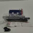 Barcetine American Flag with Pole - Includes 5ft Heavy Duty Flag Pole Holder for Outside House,3x5 Embroidered US Flag and Wall Mount Bracket,Tangle Free Flagpoles Kit for Porch,Garage,Outdoor