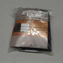 WdFour Side Door Curtains for Window, Room Darkening Solid Color Door Covering for Glass Sidelight Curtain Tie up Shade 14W x 42L Inches, 1 Panel, Black