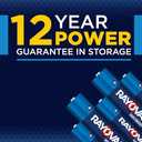 Rayovac AA Batteries, Double A Battery Alkaline, 60 Count