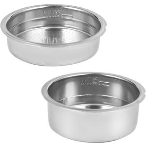 CASABREWS 51mm Filter Basket for CASABREWS Espresso Machine CM5418, Two Units including One Cup and Double Cup Size