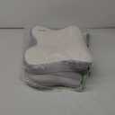 Cervical Neck Pillow, Ergonomic Memory Foam Pillows for Neck Pain Relief with Breathable Pillowcase, Adjustable Contour Neck Support Pillow for Side Back Stomach Sleepers, Odorless (Milk White)