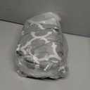 UMINEUX Oval Fitted Vinyl Tablecloth with Elastic Edged & Flannel Backing, Waterproof Wipeable Oval Table Cover - Fits Tables up to 42"X68" (Gray Moroccan)