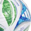 Adidas Unisex-Adult MLS League Nativo Soccer Ball,White/Green/Glory Blue/Solar Blue,4