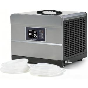 70 Pints Commercial Dehumidifier with Pump & Drain Hose | Large Dehumidifier for 1000 Sq. Ft Basements, Crawl Spaces, Industrial & Whole House, Auto Defrost, Washable Filter