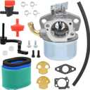 Hypersky 591925 Carburetor for 698479 693518 698475 591925 Engine Powered Chipper Craftsman Tiller