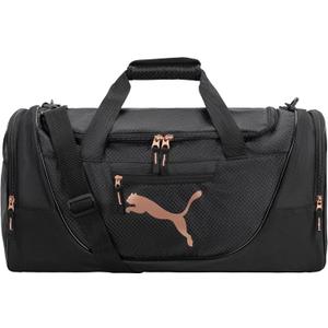 PUMA womens Evercat Candidate duffel bags, Black/Rose Gold, One Size US