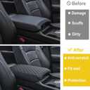 PIMCAR Center Console Cover for 2023-2025 2026 Honda Pilot, 2024 2025 2026 Honda Ridgeline/Passport Customized Armrest Cover Leather Interior Accessories