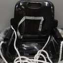 Upgraded Toddler Swing with Tray, Baby Swing Outdoor with Detachable Design, Safety Belt, Foldable Frame for Outdoor & Indoor Use (Black)