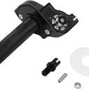 JFG RACING Motorcycle Throttle Assembly,7/8" 22mm Twist Throttle Grips With Rotating Shaft Throttle Cable CNC Universal For CRF50 KLX SSR TTR 110 125 150 200 250cc Dirt Pit Bike ATV Mini Bike Black