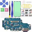 for Galaxy S25 Ultra Charging Port Dock Board Replacement Kit, Only for S25 Ultra US Variants SM-S938U/U1/W Series, Includes Instruction & Toolkit
