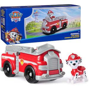 PAW Patrol, Marshalls Firetruck, Toy Vehicle with Collectible Action Figure, Sustainably Minded Kids Toys for Boys & Girls Ages 3 and Up