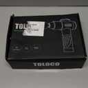 TOLOCO Massage Gun, Deep Tissue Back Massage for Athletes for Pain Relief, Percussion Massager with 10 Massages Heads & Silent Brushless Motor, Valentines Day Gifts for Him Her, Black