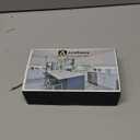 Asidrama 10 Pack Antique Brass Kitchen Cabinet Knobs Cabinet Hardware Zinc Knobs for Dresser Drawers (Single Hole Knob)