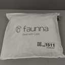 FAUNNA 100% Cotton Mattress Encasement, Zippered Bed Bug and Dust Mite Proof Mattress Protector, Hypoallergenic Antibacterial Protection, Noiseless Zipper Six-Sided Mattress Cover (Queen 12" Deep)