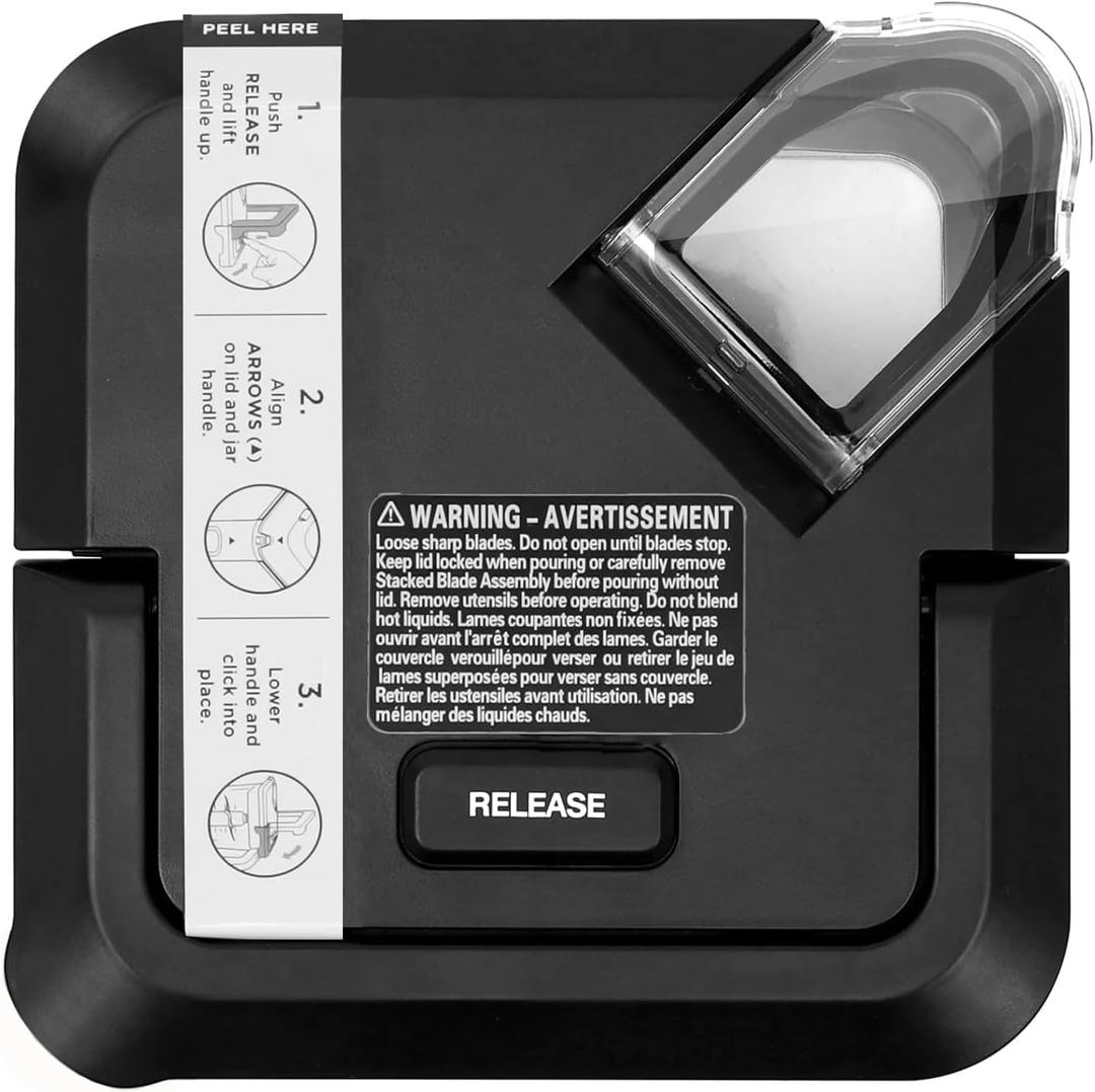 Replacement Locking Lid for Ninja,72 OZ Blenders Replacement Parts for Pitcher BL610 BL642 BL682 BN701 BN751 BN700 BN801