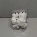 Fake Pumpkins, 8 Pcs White Artificial Pumpkins, Plastic Pumpkins for Thanksgiving Party Table Centerpiece Autumn Home Decoration-A