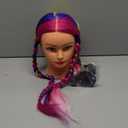 Training Head 26"28" Mannequin Head Hair Styling Manikin Cosmetology Doll Head Synthetic Fiber Hair Hairdressing Training Model Free Clamp (1711W0320)